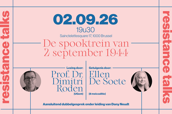 Resistance Talk #1 met Ellen De Soete en prof. dr. Dimitri Roden
